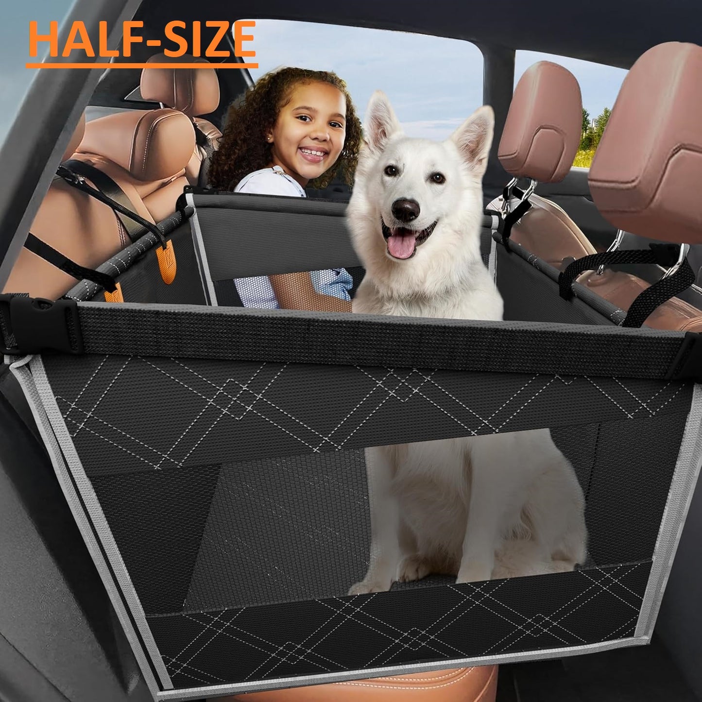 PawfectSeat Pro™ - Hard Bottom Dog Seat Protector